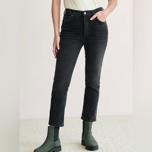 AGOLDE Riley Crop High Rise Straight Jean NWT, size 25